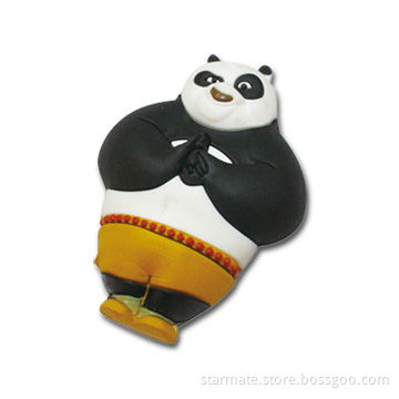 Panda-shaped USB Flash Drive with Plug-and-play Function, OEM and ODM Orders are Welcome